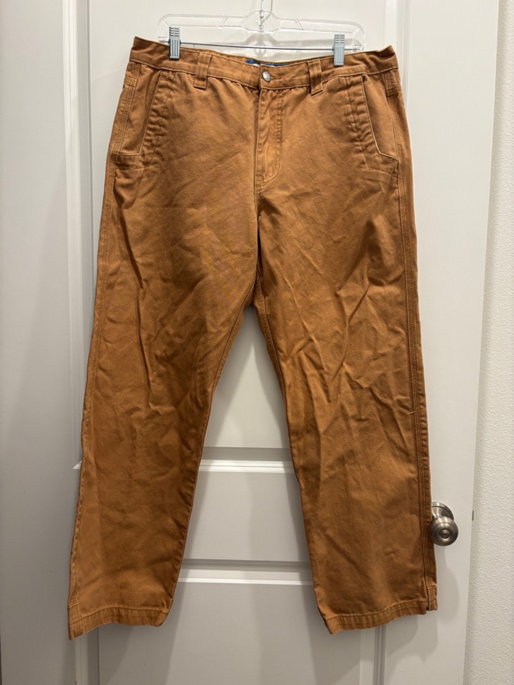 Men's Mountain Khakis Cotton Chino Pants in Tan - Classic Straight Fit